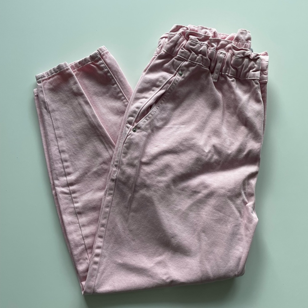 ZARA paper bag jeans